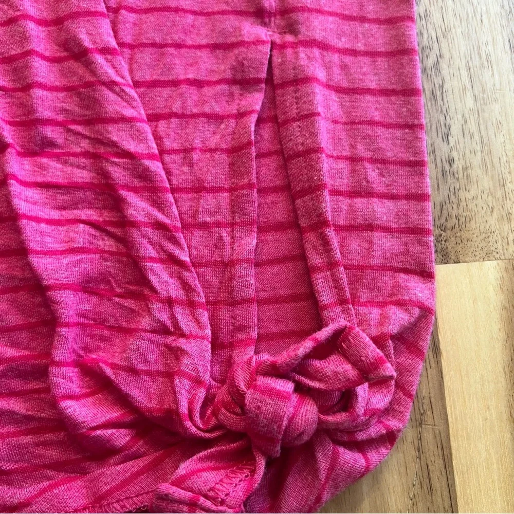 Nike Dri-FIT Pink Striped Loose Fit Tank Top Size S